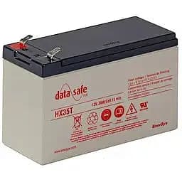 Акумулятор стаціонарний DataSafe AGM 9Ah бокова (+/-) під клему-конектор (150х65х100 мм) 12HX35 36 Вт