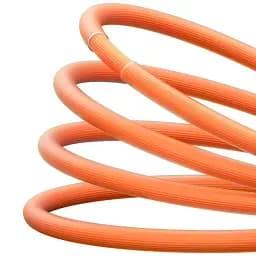 Кабель Baseus CoolPlay Series Fast Charging Cable USB to Lightning 2.4A 1m CAKW000407 Orange - мініатюра 4