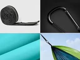 Гамак Xiaomi ZaoFeng Parachute Cloth/Green (HW070101) [48720] - мініатюра 3