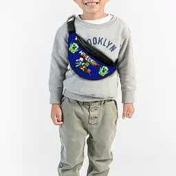 Сумка-бананка детская майнкрафт "Minecraft" с принтом ,32х15см,сумка для мальчика  через плечо (00140)