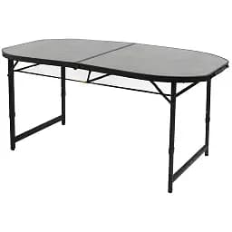 Стіл Bo-Camp Northgate Oval Black Grey 150 x 80 см (1404188) - мініатюра 3