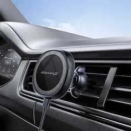 Універсальний автотримач Grand-X MT-15W MagSafe з зарядкою 15W (кріплення на дефлектор) (MT-15W) - мініатюра 6