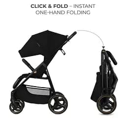 Прогулянкова коляска Kinderkraft Trig 3 Onyx Black (KSTRIG03BLK0000) - мініатюра 2