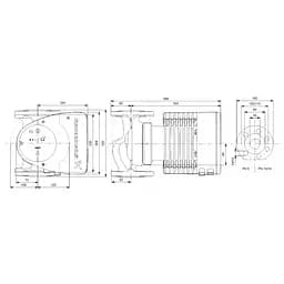 Циркуляційний насос Grundfos Magna1 40-180 F 250 (99221307) - мініатюра 2