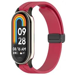 Ремешок Line Magnetic для Xiaomi Mi Band 9/8/10 Красный / Red