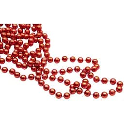 Намисто на ялинку Linhai 10 мм х 8 м новорічна прикраса червоне (890070)