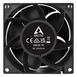 Корпусний вентилятор 80 мм Arctic S8038-7K 4pcs ACFAN00292A Black - мініатюра 4