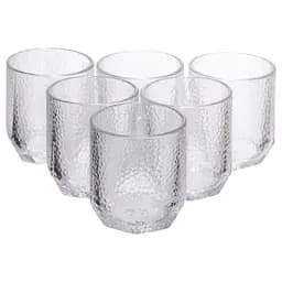 Набор стаканов 6 штук по 250 мл. Прозрачный Yiwu HP-19-LJB-2