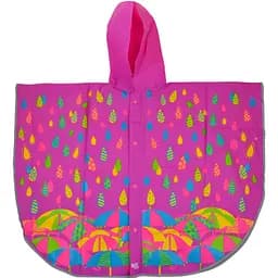 Дождевик-пончо Yes Яркие зонтики со светоотражающим кантом