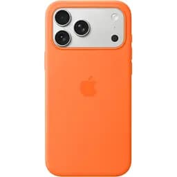 Чохол Silicone Case with Button, Animation & MagSafe для Apple iPhone 17 Pro Max Orange AAA [153248] - мініатюра 2