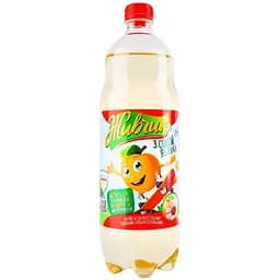 Напій безалкогольний Живчик із соком яблука сильногазований 1 л