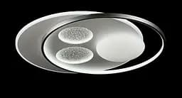 Люстра стельова LED Splendid Ray L2909/580/2+3, 150W, білий/сірий, з пультом, сучасний стиль - мініатюра 2
