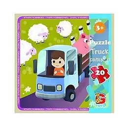Детский пазл "Транспорт" G-Toys LT05, 20 элементов
