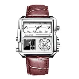 Часы наручные Smael 8035 с двойным дисплеем Army Green (17780)