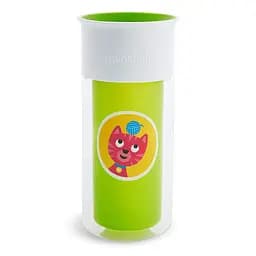 Поильник непроливайка Munchkin Miracle 360 Insulated Sticker, 266 мл, салатовый (17407.03)