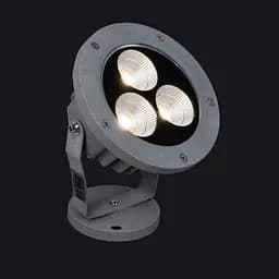 Світильник Brille садовий металевий AS-15 3*7W WW IP65 GY - мініатюра 6