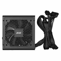 2E Gaming Блок живлення Solid Power (650W), >85%, 80+ Bronze, 120мм, 1xMB 24pin(20+4), 2xCPU 8pin(4+4), 3xMolex, 6xSATA, 4xPCIe 8pin(6+2), Semi Modular - мініатюра 2