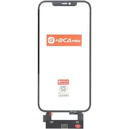 Сенсорний екран iPhone 12 Pro Max чорний, без мікросхеми, з OCA-плівкою, + шлейф, G+OCA PRo