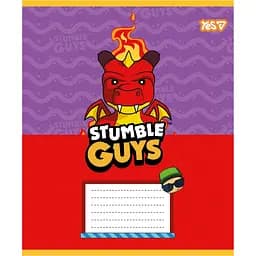 Набір зошитів Yes Stumble Guys 12 аркушів у лінію 25 шт. (768729) - мініатюра 3
