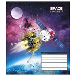 Зошит учнівський "Space singularity" 024-3384K-3 в клітинку, 24 аркуша