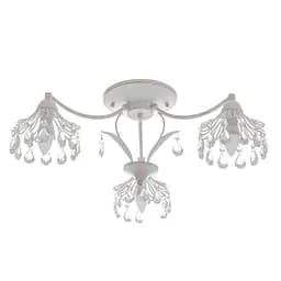 Люстра потолочная Brille хрустальная в зал E14 40W WH (LK-632C/3)