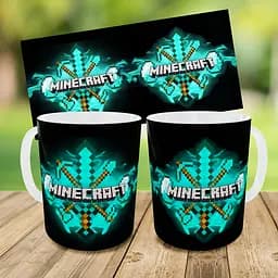 Набір дитячий Майнкрафт Кріпер "Minecraft" рюкзак 36х27см сумка-бананка, кружка з принтом для хлопчика (01554) - мініатюра 9
