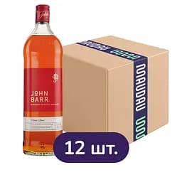 Упаковка віскі Віскі John Barr 40% 12 л (1 л х 12 шт.)