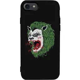 Чехол-накладка Toto Matt TPU 2 mm Print Case Apple iPhone 7/8/SE 2020 #12 Green Lion Black