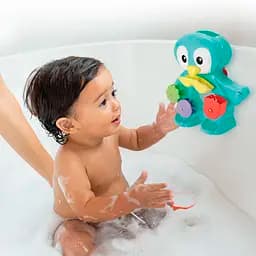 Іграшка для купання Infantino Час мити пінгвіна (305221) - мініатюра 4