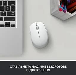 Миша комп'ютерна Logitech M171 Wireless Mouse White (910-006867) - мініатюра 2