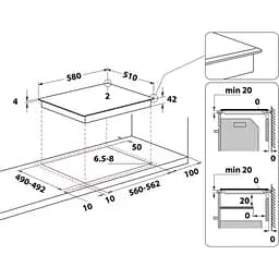 Електрична варильна поверхня Whirlpool AKT 8130/LX [138078] - мініатюра 6