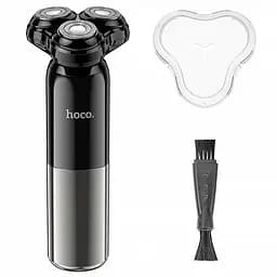 Портативна електробритва Hoco HP35 Induction three-blade Black - мініатюра 2