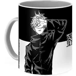Кружка GeekLand Магическая Битва Jujutsu Kaisen Suguru Geto Satoru Gojo JK.02.05 330 мл черно-белая