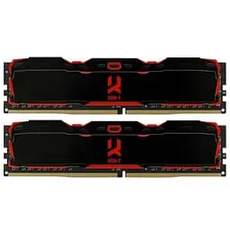 Модуль пам'яті GoodRam DDR4 16Gb (2x8) Iridium X 3200 MHz Black (IR-X3200D464L16SA/16GDC)