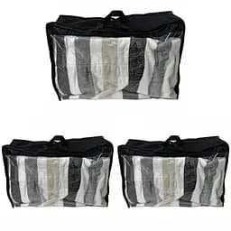 Набір сумок-органайзерів ORGANIZE для речей L 3 шт (чорний)