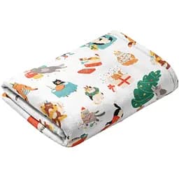 Плед-покрывало LeLit Велсофт Новогоднее Белое 150х200 см (le2000000295480)