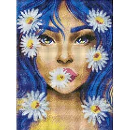 Алмазна мозаїка Ideyka Ромашковий настрій ©pollypop92 AMO7409 30х40 см