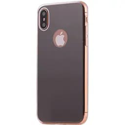 Чехол-накладка Toto TPU Mirror soft case iPhone X Black