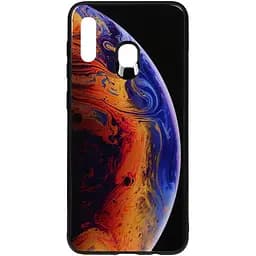Чохол-накладка Toto Print Glass Space Case Samsung Galaxy A20/A30 Violet