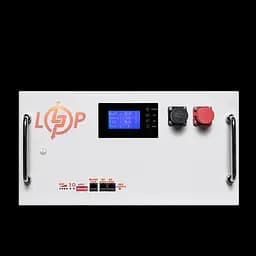 Акумулятор LP LiFePO4 51,2V - 280 Ah (14336Wh) (BMS SP 200A/100А) RM RS485/CAN LCD WH - мініатюра 2