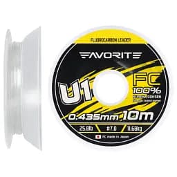 Флюорокарбон Favorite U1 FC 10 м 7.0/0.435 мм 25.8 lb/11.68 кг