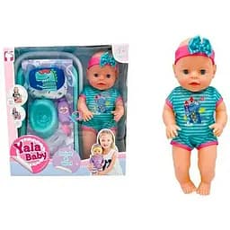 Интерактивная кукла Yala Baby 40 см пьет, ходит на горшок, закрывает глаза, аксессуары YL2440G-D