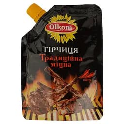Горчица Olkom Традиционная крепкая 120 г (917413)