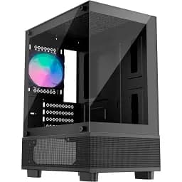 Корпус 1stPlayer Mi2-A-BK-2F7R-1F7 Black [134412]