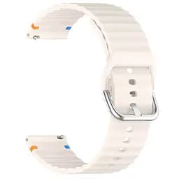 Силіконовий ремінець Wavy для Smart Watch 22mm Antique White - мініатюра 2