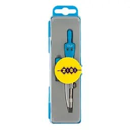 Циркуль BASIS в пластиковом пенале +запасной грифель, голубой, KIDS Line ZB.5302BS-14 Zibi (4823078945303)