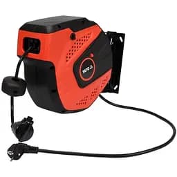 Подовжувач мережевий Yato на котушці 20 м 3-жильний 1.5 мм² 10 А (YT-81221)