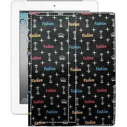 Чохол StatusCASE з екошкіри для планшету Apple iPad 2 (A1396) Фешн чорний