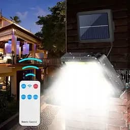 Сонячний світлодіодний садовий ліхтар Z08 з датчиком руху, пультом