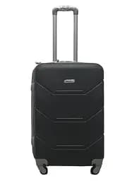 Валіза середня M ABS-пластик Milano bag 147M 66×46×29см 80л Чорний - мініатюра 7